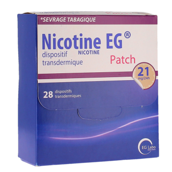 Nikotin EG transdermales Pflaster 21mg/24h - 28 transdermale Pflaster