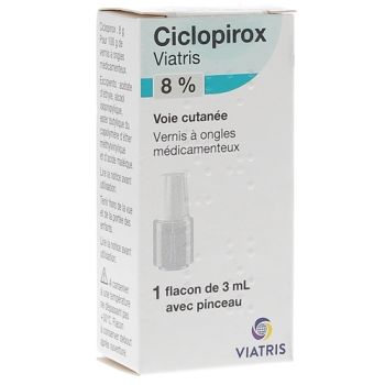 Ciclopirox 8% Nagellack Viatris - Flasche mit 3ml