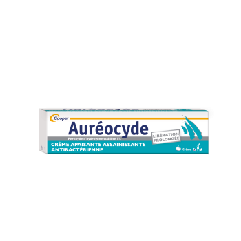 Auréocyde antibakterielle reinigende Creme - Tube mit 15 ml