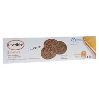 Protibis Kakaokekse HP/HC Nestlé Health Science - Schachtel mit 16 Keksen