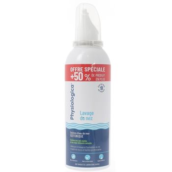 Physiologica Nasenspülung isotonische Meerwasserlösung Spray Gifrer - Spray von 150 ml