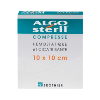 Algostéril hämostatische und heilende Kompressen - Packung mit 16 Kompressen von 10 x 10 cm