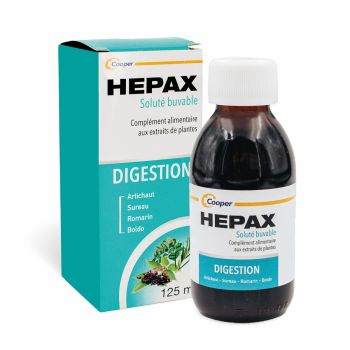 Hepax Trinklösung zur Verdauung - Flasche mit 125 ml