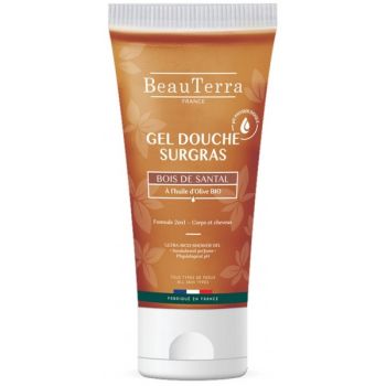 Duschgel mit Sandelholz Beauterra - Tube mit 100ml