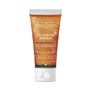 Duschgel Überfettung Sandelholz BeauTerra - Tube mit 200 ml