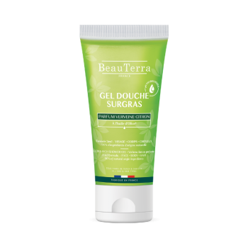 Duschgel Überfettung Eisenkraut Zitrone Körper und Haare BeauTerra - Tube mit 200 ml