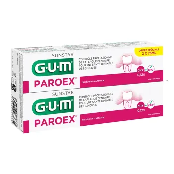 Paroex GUM Zahngel - 2x75 ml Pack