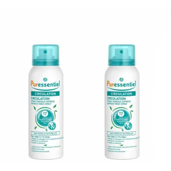 Spray zur Verbesserung der Durchblutung Puressentiel - 2er-Pack mit 100ml Sprays