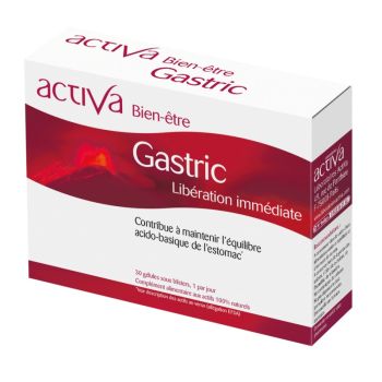 Activa Wohlbefinden Gastric - Packung mit 30 Kapseln