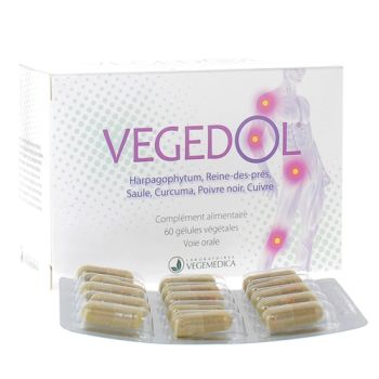 Vegedol Vegemedica - Packung mit 60 pflanzlichen Kapseln