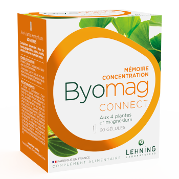 Byomag connect Gedächtnis Konzentration Lehning - Packung mit 60 Kapseln