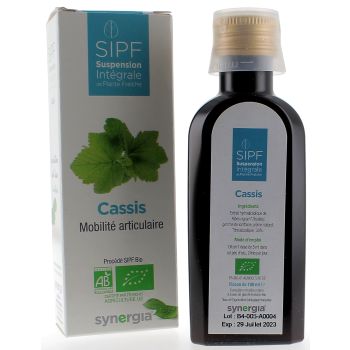 SIPF Cassis bio Synergia - Flasche mit 100ml