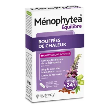 Ménophytea Hitzewallungen Nutreov - Packung mit 40 Kapseln