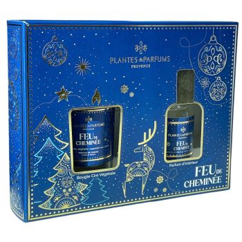 Geschenkset Kaminfeuer Pflanzen & Düfte aus der Provence - Set mit 2 Produkten