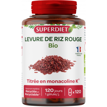 Bio Rote Reis Hefe Super Diet - 120 Kapseln