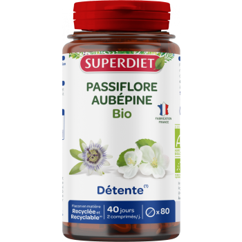 Weißdorn / Passionsblume Bio Super Diet - 80 Tabletten
