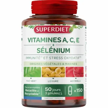 Komplexes Selen-Vitamine A.C.E Super Diet - Dose mit 150 Kapseln