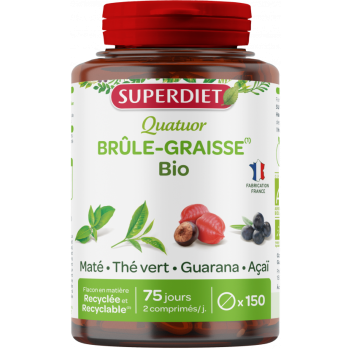 Quatuor Bio-Fettverbrenner Super Diet - 150 Tabletten Dose