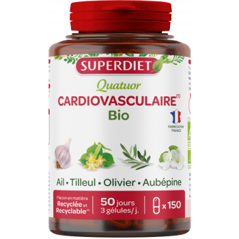 Bio Herz-Kreislauf-Quartett Super Diet - Dose mit 150 Kapseln