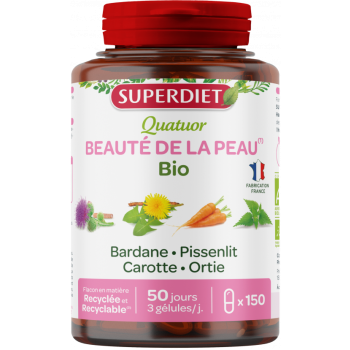 Bio Hautpflege-Quartett Super Diet - Dose mit 150 Kapseln