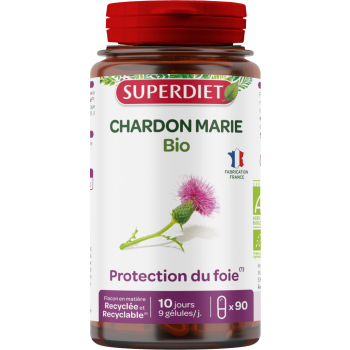 Bio Mariendistel Super Diet - Packung mit 90 Kapseln