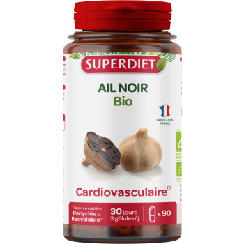 Schwarzer Knoblauch Bio Super Diet - Dose mit 90 Kapseln