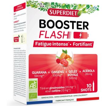 Booster Flash BIO Super Diet - Packung mit 10 Shots