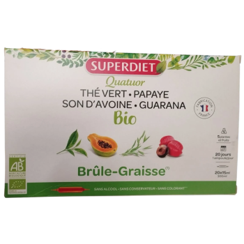 Quatuor Fettverbrenner BIO Super Diet - 20 Ampullen