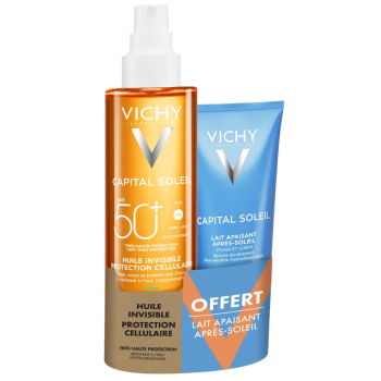Unsichtbares Öl Zellschutz Vichy - 200ml Spray + 100ml beruhigende Lotion geschenkt