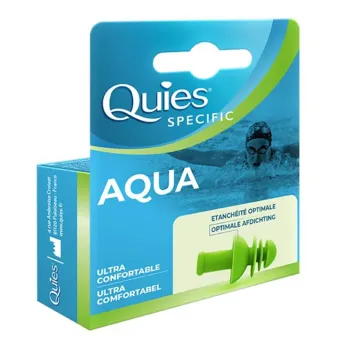 Quies Specific Aqua Gehörschutz - 1 wiederverwendbares Paar