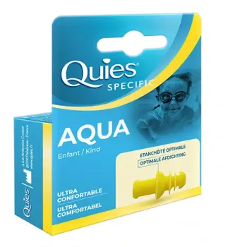 Spezifischer Gehörschutz Aqua Kinder Quies - Box mit einem Paar