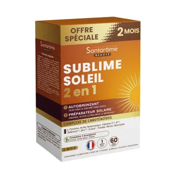 Sublimer Sonne 2in1 Santarome - Packung mit 60 Kapseln