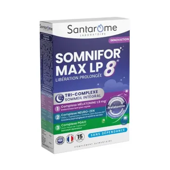 Somnifor Max LP 8h Santarome - Packung mit 15 Tabletten