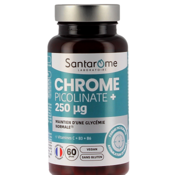 Chrome Picolinate+ 250µg Santarome - 60 Kapseln