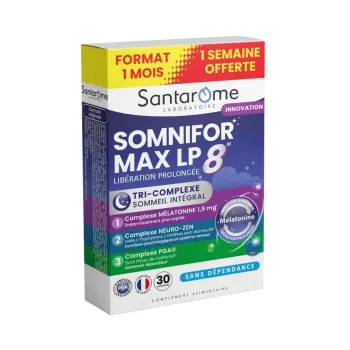 Somnifor max LP 8h Santarome - boite de 30 comprimés
