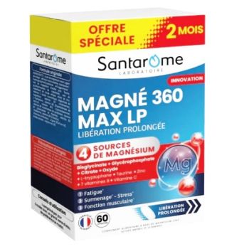 Magné 360 max LP Santarome - boite de 60 comprimés