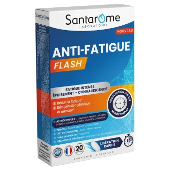 Anti-fatigue flash Santarome - boite de 20 comprimés