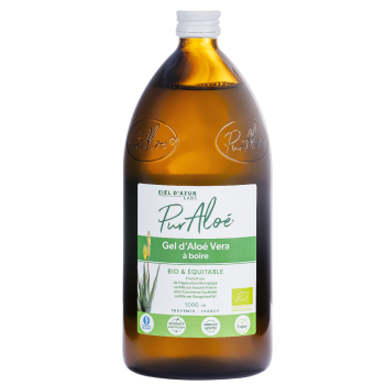 Bio Aloe Vera Trinkgel Pur Aloé - Flasche mit 1000 ml