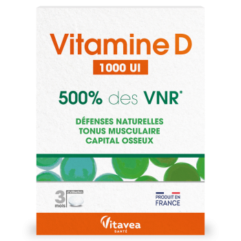 Vitamin D 1000 UI Vitavea - Packung mit 90 Tabletten