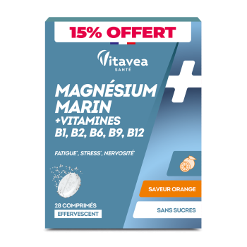 Meeresmagnesium und Vitamine Vitavea - Sonderangebot Box mit 28 Tabletten