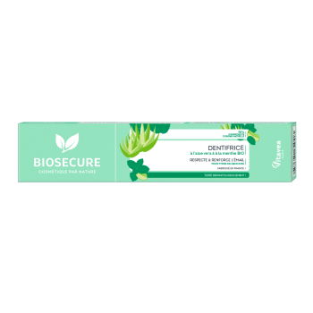 Aloe Vera und Bio-Minze Zahnpasta Bio Secure - 75ml Tube