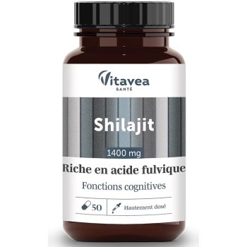 Shilajit 1400mg Vitavea - Dose von 50 Kapseln