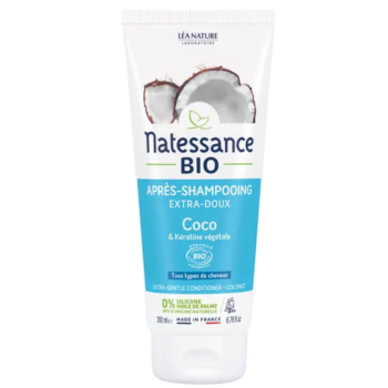 Extra-sanftes Bio-Kokos-Conditioner Natessance - 200ml Tube