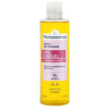 Sinnliches Erwachen Massageöl Natessance - Flasche mit 250 ml