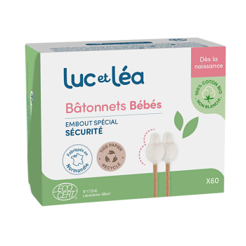 Baby Sticks Luc und Léa - Packung mit 60 Sticks