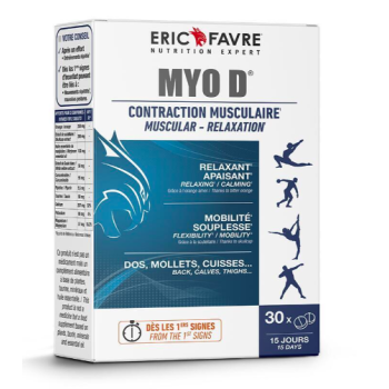 MYO D Muskelkontraktion Eric Favre - Packung mit 30 Tabletten