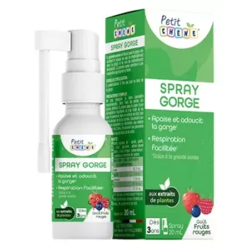 Kleiche Eiche Rachenspray mit rotem Fruchtgeschmack Die 3 Eichen - Spray mit 20ml