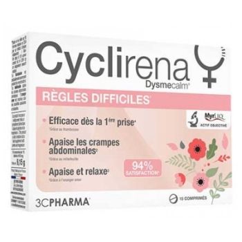 Cyclirena dysmecalm règles difficiles 3C Pharma - 15 comprimés
