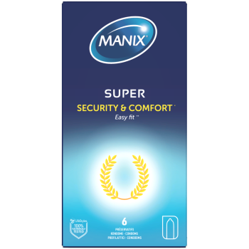 Super Manix Kondome - Schachtel mit 6 Kondomen