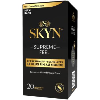 Skyn Supreme Feel Kondome ultimativer Komfort Manix - Schachtel mit 20 Kondomen